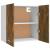Dulap suspendat, stejar maro, 60x31x60 cm, lemn prelucrat GartenMobel Dekor