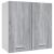 Dulap suspendat, gri sonoma, 60x31x60 cm, lemn prelucrat GartenMobel Dekor