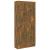Bibliotecă, stejar fumuriu, 82,5x30,5x185,5 cm, lemn prelucrat GartenMobel Dekor