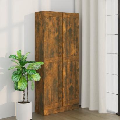 Bibliotecă, stejar fumuriu, 82,5x30,5x185,5 cm, lemn prelucrat GartenMobel Dekor