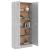 Bibliotecă, gri sonoma, 82,5x30,5x185,5 cm, lemn prelucrat GartenMobel Dekor