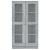 Dulap vitrină, gri sonoma, 82,5x30,5x150 cm, lemn prelucrat GartenMobel Dekor