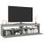 Comodă TV cu lumini LED, 2 buc., Sonoma gri, 75x35x40 cm GartenMobel Dekor