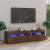 Comodă TV cu lumini LED, 2 buc., stejar maro, 75x35x40 cm GartenMobel Dekor
