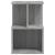 Noptiere, 2 buc., sonoma gri, 35x35x55 cm, lemn prelucrat GartenMobel Dekor