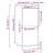 Servante, 2 buc., negru, 31,5x34x75 cm, lemn masiv de pin GartenMobel Dekor