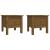 Mese laterale 2 buc. maro miere 40x40x39 cm lemn masiv de pin GartenMobel Dekor