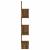 Raft perete de colț stejar afumat 20x20x127,5 cm lemn compozit GartenMobel Dekor