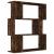 Bibliotecă/Separator stejar fumuriu 80x24x96cm lemn prelucrat GartenMobel Dekor
