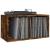 Cutie de depozitare viniluri, stejar fumuriu, 71x34x36 cm, lemn GartenMobel Dekor