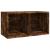 Cutie de depozitare viniluri, stejar fumuriu, 71x34x36 cm, lemn GartenMobel Dekor