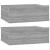 Noptiere plutitoare 2 buc gri sonoma 40x30x15 cm lemn prelucrat GartenMobel Dekor