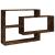 Raft de perete, stejar fumuriu, 104x20x58,5 cm, lemn compozit GartenMobel Dekor