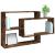 Raft de perete, stejar fumuriu, 104x20x58,5 cm, lemn compozit GartenMobel Dekor