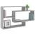 Raft de perete, sonoma gri, 104x20x58,5 cm, lemn compozit GartenMobel Dekor