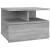 Noptiere plutitoare 2 buc. gri sonoma 40x31x27 cm lemn GartenMobel Dekor