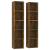Dulap CD-uri 2 buc. stejar fumuriu 21x16x93,5 cm lemn prelucrat GartenMobel Dekor