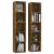 Dulap CD-uri 2 buc. stejar fumuriu 21x16x93,5 cm lemn prelucrat GartenMobel Dekor