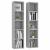 Dulap CD-uri 2 buc. gri sonoma 21x16x93,5 cm lemn prelucrat GartenMobel Dekor