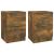 Noptiere, 2 buc., stejar fumuriu, 38x35x56 cm, lemn prelucrat GartenMobel Dekor
