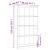 Bibliotecă cu 4 niveluri gri sonoma 80x24x142 cm lemn compozit GartenMobel Dekor