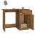 Birou, stejar fumuriu, 100x50x76 cm, lemn prelucrat GartenMobel Dekor