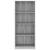 Bibliotecă cu 4 niveluri gri sonoma 60x24x142 cm lemn compozit GartenMobel Dekor
