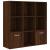 Bibliotecă, stejar maro, 98x30x98 cm GartenMobel Dekor