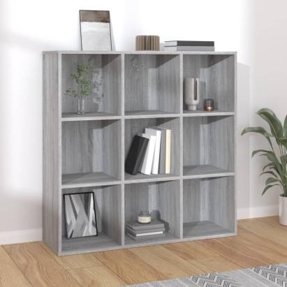 Bibliotecă, gri sonoma, 98x29x97,5 cm GartenMobel Dekor