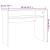 Birou, stejar fumuriu, 90x50x74 cm, lemn prelucrat GartenMobel Dekor