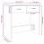 Birou, stejar fumuriu, 80x40x75 cm, lemn prelucrat GartenMobel Dekor