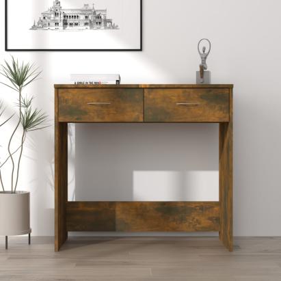 Birou, stejar fumuriu, 80x40x75 cm, lemn prelucrat GartenMobel Dekor
