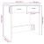 Birou, gri sonoma, 80x40x75 cm, lemn prelucrat GartenMobel Dekor