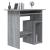 Birou, gri sonoma, 80x45x74 cm, lemn prelucrat GartenMobel Dekor