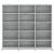 Dulap CD-uri, sonoma gri, 102x23x89,5 cm, lemn prelucrat GartenMobel Dekor