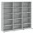 Dulap CD-uri, sonoma gri, 102x23x89,5 cm, lemn prelucrat GartenMobel Dekor