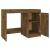Birou, stejar fumuriu, 100x50x76 cm, lemn prelucrat GartenMobel Dekor