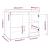 Birou, stejar maro, 100x50x76 cm, lemn prelucrat GartenMobel Dekor