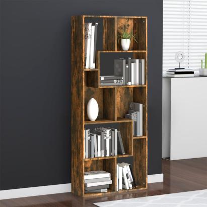 Bibliotecă, stejar fumuriu, 67x24x161 cm, lemn prelucrat GartenMobel Dekor
