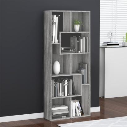 Bibliotecă, gri sonoma, 67x24x161 cm, lemn prelucrat GartenMobel Dekor