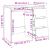 Birou, gri sonoma, 90x45x76 cm, lemn prelucrat GartenMobel Dekor
