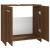 Dulap de baie, stejar maro, 60x33x60 cm, lemn prelucrat GartenMobel Dekor