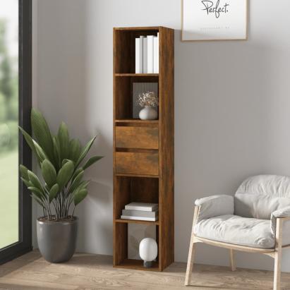 Bibliotecă, stejar fumuriu, 36x30x171 cm, lemn prelucrat GartenMobel Dekor
