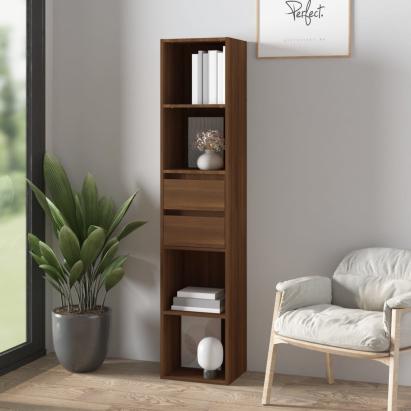 Bibliotecă, stejar maro, 36x30x171 cm, lemn prelucrat GartenMobel Dekor