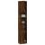 Dulap de baie, stejar fumuriu, 32x25,5x190 cm, lemn prelucrat GartenMobel Dekor