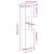 Dulap de baie, gri sonoma, 32x25,5x190 cm, lemn prelucrat GartenMobel Dekor