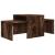 Set măsuță de cafea stejar fumuriu 100x48x40 cm lemn prelucrat GartenMobel Dekor