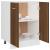 Dulap inferior, stejar maro, 60x46x81,5 cm, lemn prelucrat GartenMobel Dekor