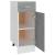 Dulap inferior cu sertar gri sonoma 30x46x81,5cm lemn prelucrat GartenMobel Dekor