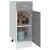 Dulap inferior cu sertar gri sonoma 30x46x81,5cm lemn prelucrat GartenMobel Dekor